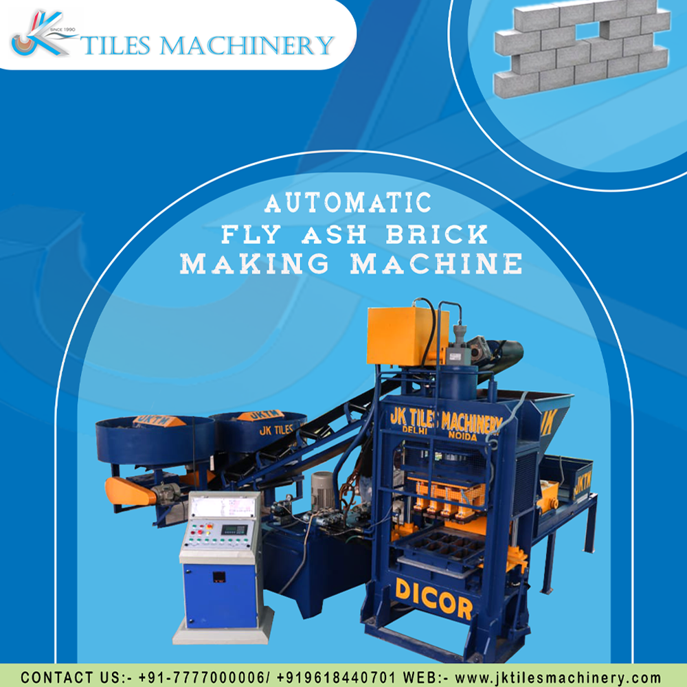 6 Brick Fly Ash Brick Making Machine